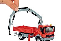 SIKU Super -  Mercedes Atego s jeřábem, měřítko 1:50