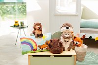 NICI polštář Vydra Oda & Odalina 40x20cm, postavička, GREEN