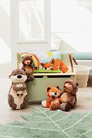 NICI polštář Vydra Oda & Odalina 40x20cm, postavička, GREEN