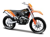 Maisto - Motocykel, KTM 450 EXC, 1:18, čierno-oranžový, blister box