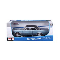 Maisto - 1965 Pontiac GTO, metal modrá, 1:18