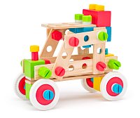 Montážní stavebnice v kyblíku ´´Constructor´´, 140 dílů