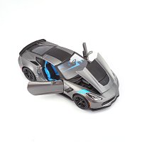 Maisto - 2017 Corvette Grand Sport, metal šedá, 1:24