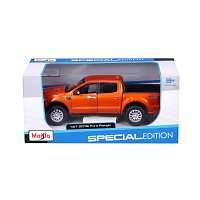 Maisto - 2019 Ford Ranger, metal oranžová, 1:27