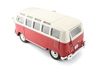 Maisto - Volkswagen Van Samba, Bílo/červená 1:25