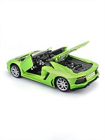 Maisto - Aventador Roadster, metal zelené, assembly line, 1:24