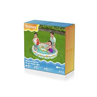 Nafukovací SET - bazén 112cm, plavací kruh 51cm, míč 41x15cm