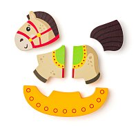 Puzzle Baby - koník houpací