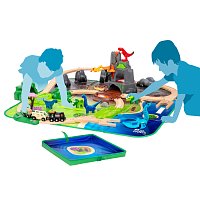 Dinosauří deluxe vlaková sada