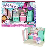 SpinMaster GABBY'S DOLLHOUSE Kúzelný domček, Deluxe izbička Kuchynka