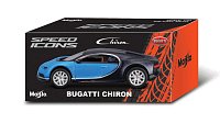 Maisto - Speed Icons - Bugatti Chiron, černo-modrá, 1:64