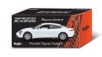 Maisto - Speed Icons - Porsche Taycan Turbo S, bílá, 1:64