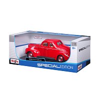 Maisto - 1939 Ford Deluxe Coupe, červená, 1:18