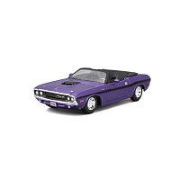Maisto - 1970 Dodge Challenger R/T Convertible, metal fialová, 1:24