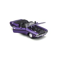 Maisto - 1970 Dodge Challenger R/T Convertible, metal fialová, 1:24