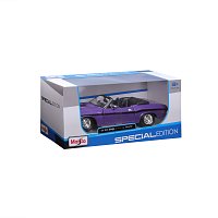 Maisto - 1970 Dodge Challenger R/T Convertible, metal fialová, 1:24