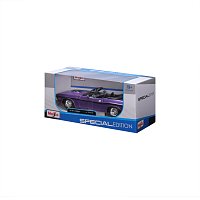 Maisto - 1970 Dodge Challenger R/T Convertible, metal fialová, 1:24