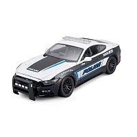 Maisto - 2015 Ford Mustang GT, černo-bílá, 1:18