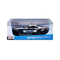 Maisto - 2015 Ford Mustang GT, černo-bílá, 1:18