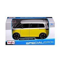 Maisto - 2023 Volkswagen ID.Buzz, bílá, metal žlutá, 1:24