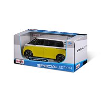 Maisto - 2023 Volkswagen ID.Buzz, bílá, metal žlutá, 1:24