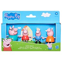 Prasiatko Peppa Pig rodinka, sada 4 figúrok, ass.