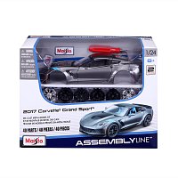 Maisto - Model Kits, AssemblyLine, 2017 Corvette Grand Sport, 1:24