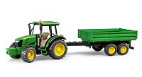 Farmer - Traktor John Deere so sklápacím prívesom