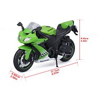 Maisto - Motocykl se stojánkem, Kawasaki Ninja ZX-10R, 1:12