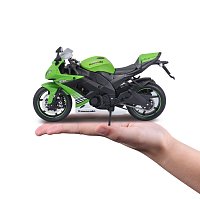 Maisto - Motocykl se stojánkem, Kawasaki Ninja ZX-10R, 1:12