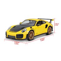 Maisto - Porsche 911 GT2 RS, žlutá, 1:24