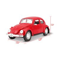 Maisto - Volkswagen Beetle, červená, 1:24