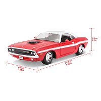 Maisto - 1970 Dodge Challenger R/T Coupe, 1:24