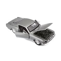 Maisto - 1967 Ford Mustang GT, metal šedá, 1:24