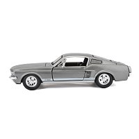 Maisto - 1967 Ford Mustang GT, metal šedá, 1:24