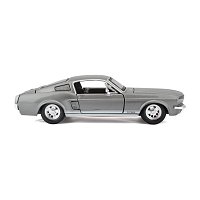 Maisto - 1967 Ford Mustang GT, metal šedá, 1:24