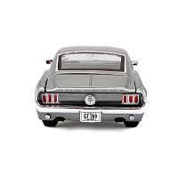 Maisto - 1967 Ford Mustang GT, metal šedá, 1:24