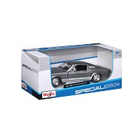 Maisto - 1967 Ford Mustang GT, metal šedá, 1:24