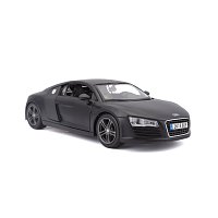 Maisto - Audi R8, matně černá, 1:24