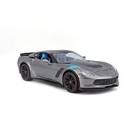 Maisto - 2017 Corvette Grand Sport, metal šedá, 1:24