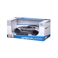 Maisto - 2017 Corvette Grand Sport, metal šedá, 1:24