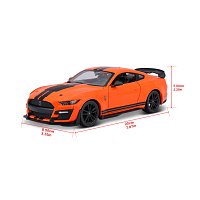 Maisto - 2020 Mustang Shelby GT500, oranžová, 1:24