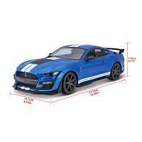 Maisto - 2020 Ford Shelby GT500,  metal modrá, 1:18
