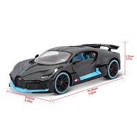 Maisto - Bugatti Divo, tmavě šedá, 1:24