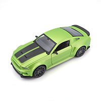 Maisto - 2014 Ford Mustang Street Racer, matná zelená, 1:24