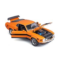 Maisto - 1970 Ford Mustang Mach 1, oranžová, 1:18