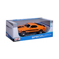Maisto - 1970 Ford Mustang Mach 1, oranžová, 1:18
