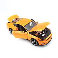 Maisto - 2015 Ford Mustang GT, metal oranžová, 1:18