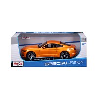 Maisto - 2015 Ford Mustang GT, metal oranžová, 1:18