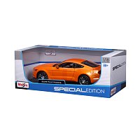 Maisto - 2015 Ford Mustang GT, metal oranžová, 1:18
